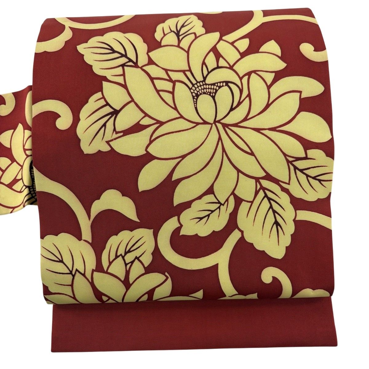 美品】 名古屋帯 秀品 花唐草 赤 正絹 【中古】 - メルカリ