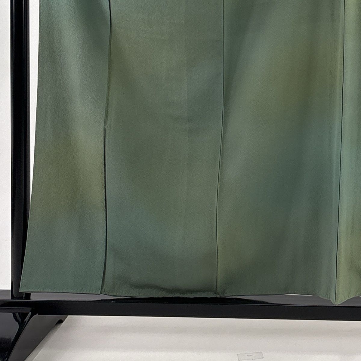 美品】 小紋 身丈159.5cm 裄丈62cm S 袷 斉藤三才 落款 ぼかし柄 縮緬