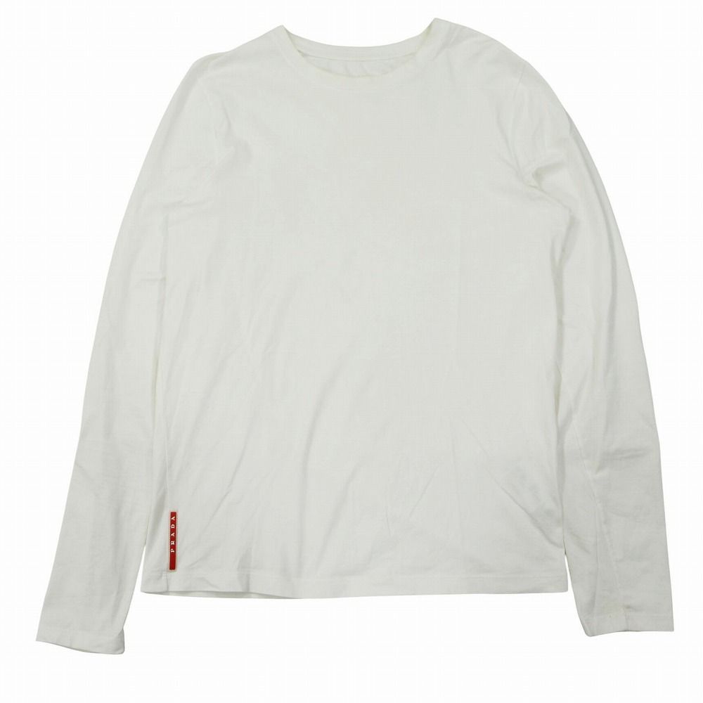 トップス PRADA SPORTS long T-shirt プラダスポーツ PRADA SPORTS ワンポイントロゴ ロングTシャツ