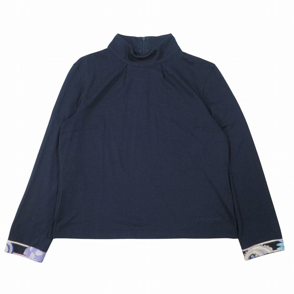 LEONARD レオナールスポーツ 0528251 ハイネック ニット プルオーバー