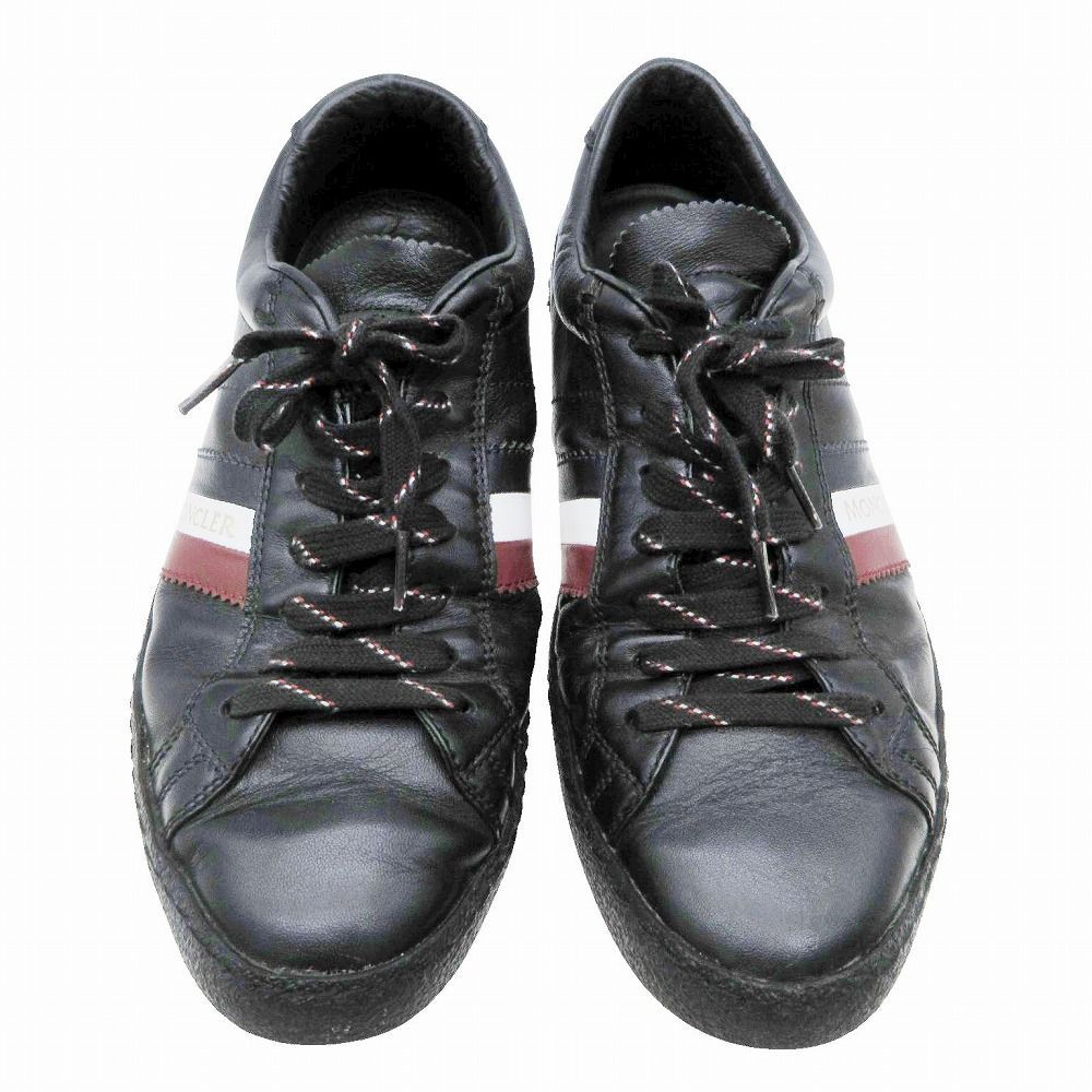 MONCLER ブラック スニーカー トリコロールタグ trailgrip-gtx-sneakers-men-