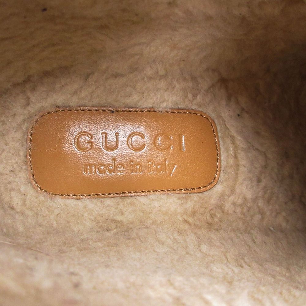 GUCCI サイズ表記「40」25センチ　ブラック　ラバーブーツ GUCCI グッチ インターロッキングG ラバーブーツ シューズ ブラック