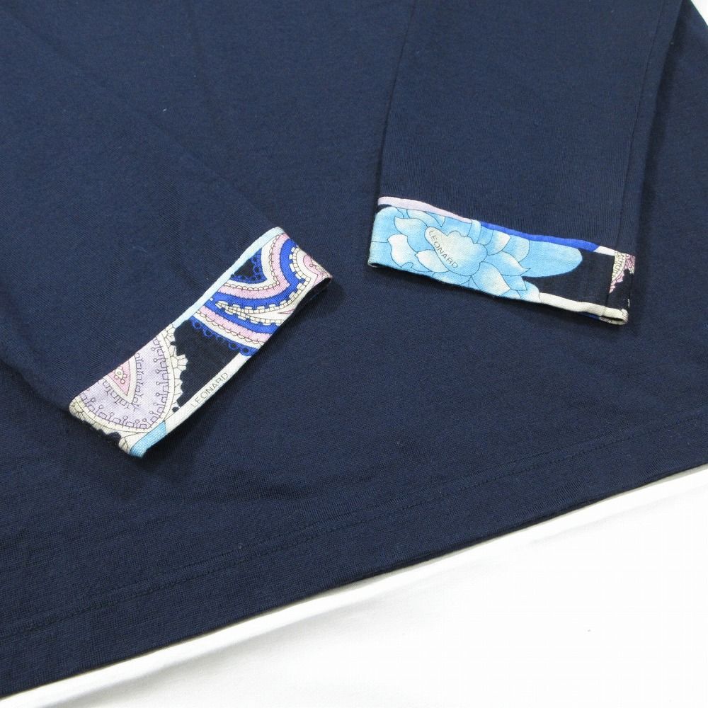 LEONARD レオナールスポーツ 0528251 ハイネック ニット プルオーバー