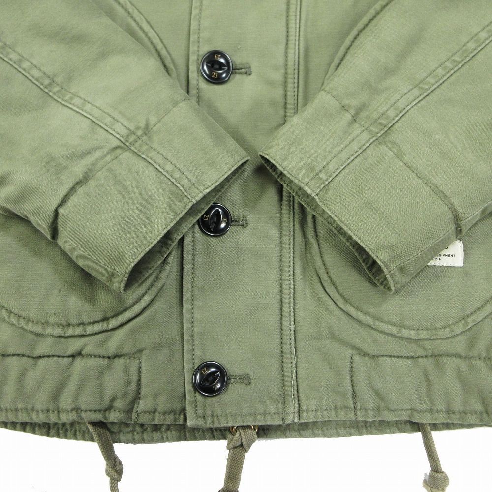 NEIGHBORHOOD 2018AW Ｎ-1Ｄ　デッキジャケット　オリーブ　S NEIGHBORHOOD（ネイバーフッド） アウター N1 デッキ ジャケット