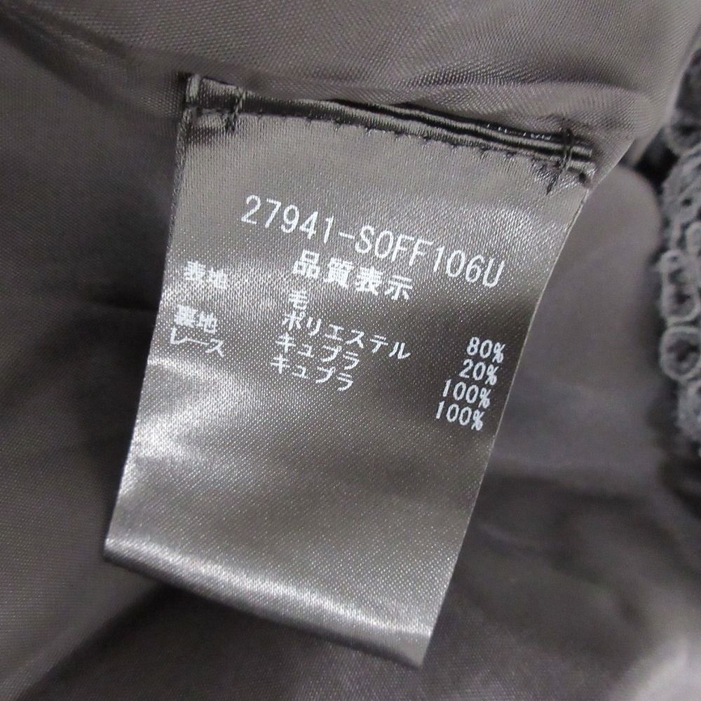 FOXEY フォクシー 27941 ウール ノースリーブ ワンピース ひざ丈