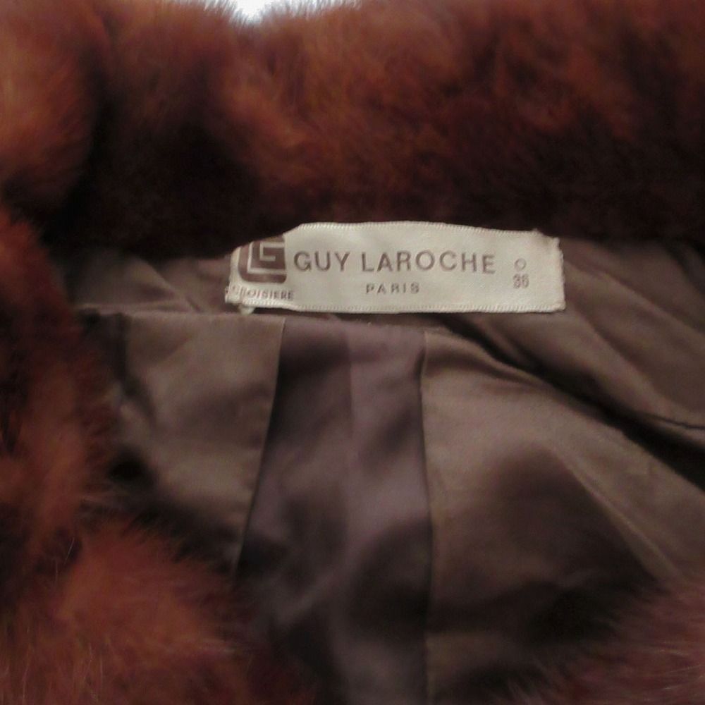 Guy Laroche ギラロッシュ ミンクファー 本毛皮 リアルファー ショート