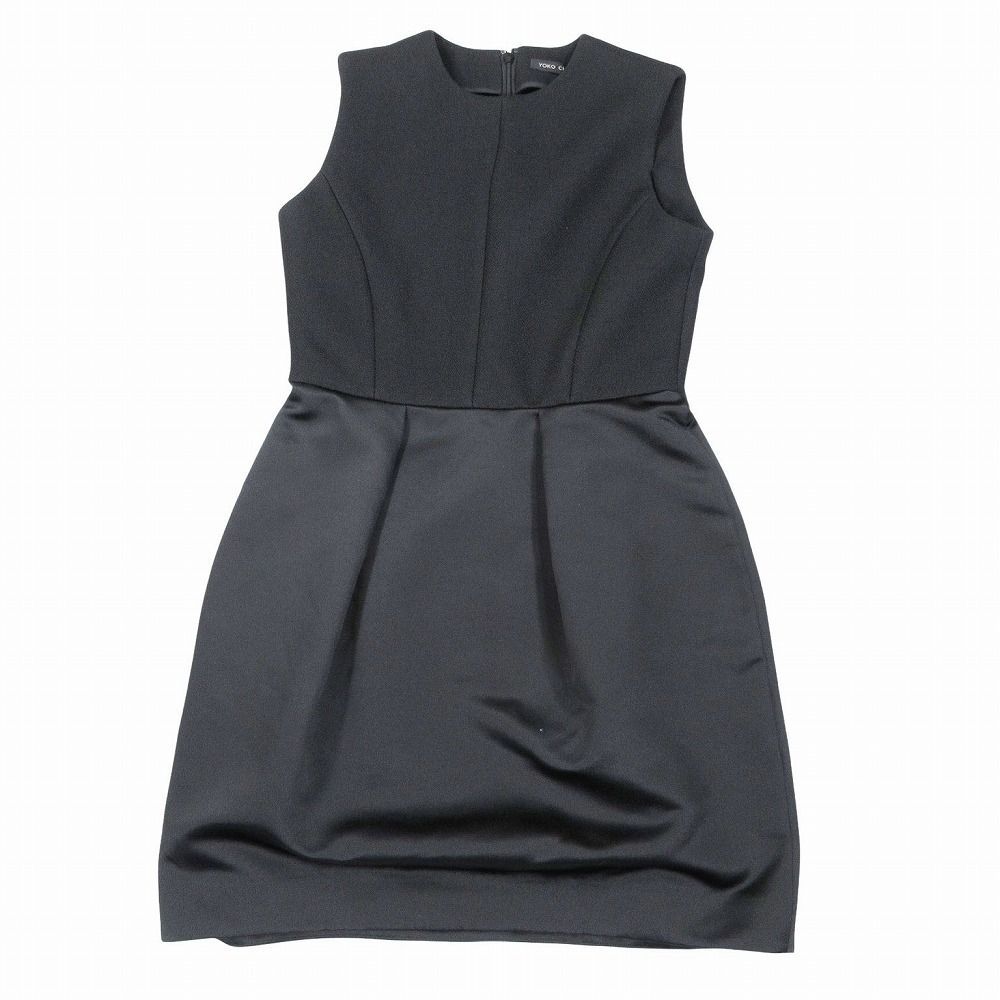 YOKO CHAN ヨーコチャン ノースリーブ コクーン ドッキング ワンピース