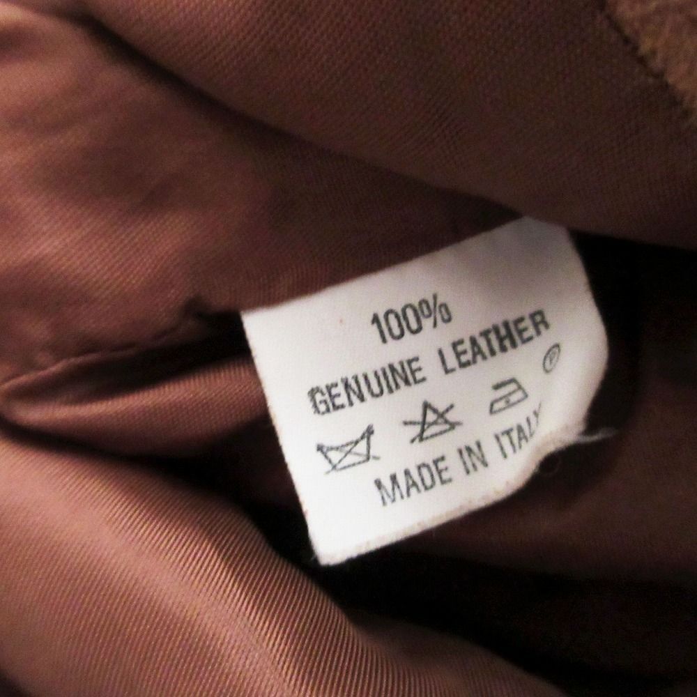 LOEWE ロエベ スエード ロング ラップスカート 巻き ブラウン