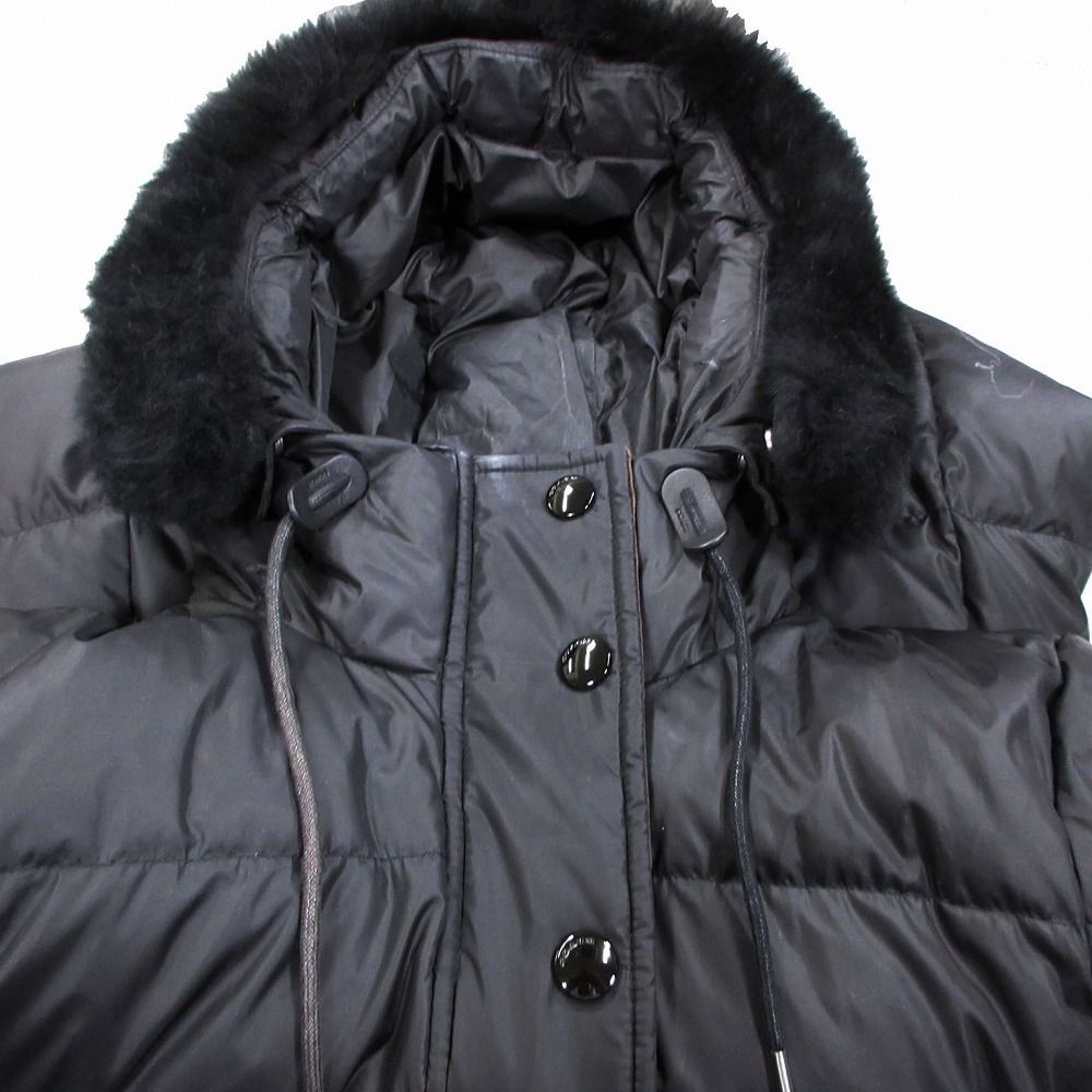 コーチ COACH F34152 ダウンジャケット ダウンコート ロング ジップ