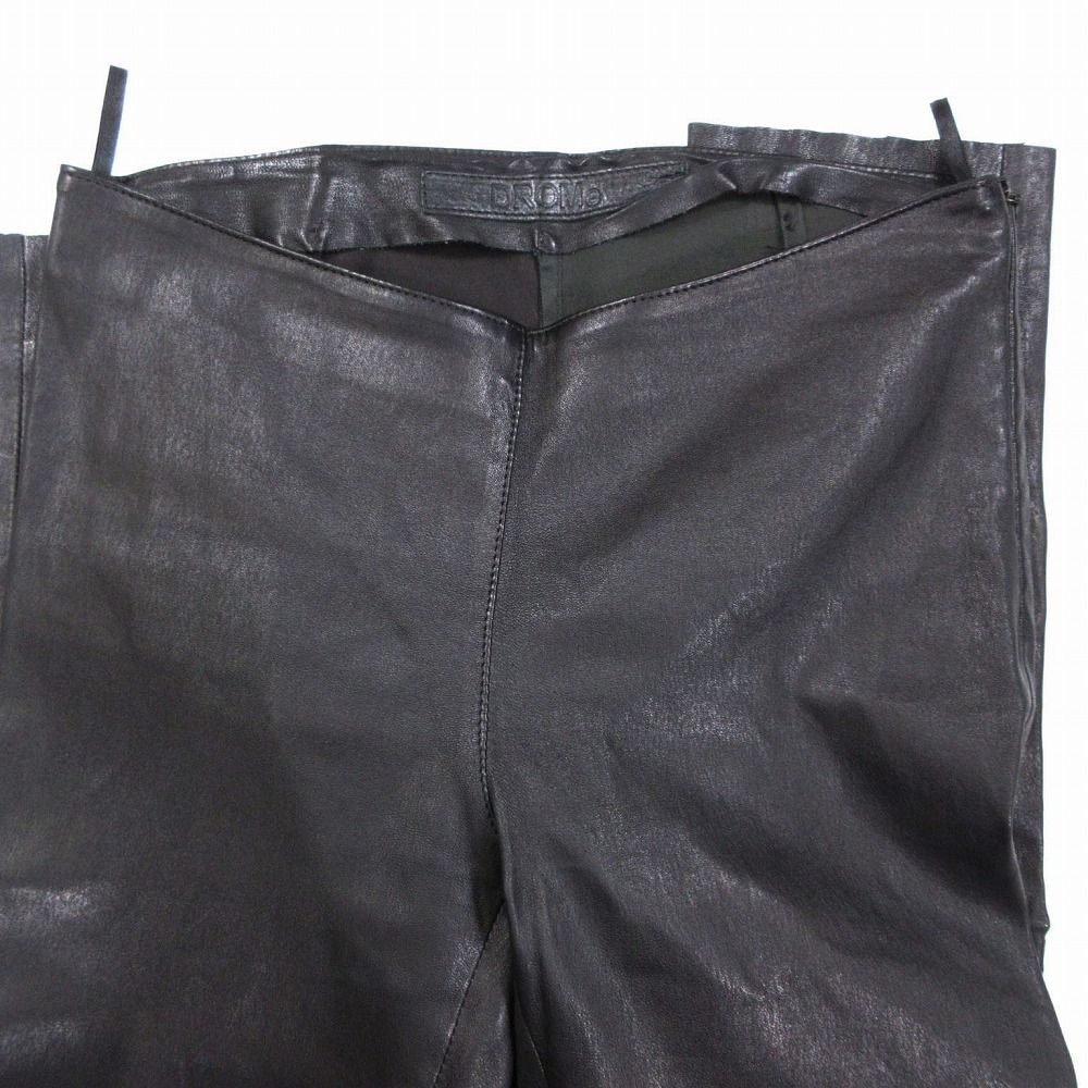 DROME ドローム ラムレザー パンツ ボトムス ブラック サイズM DPD1010
