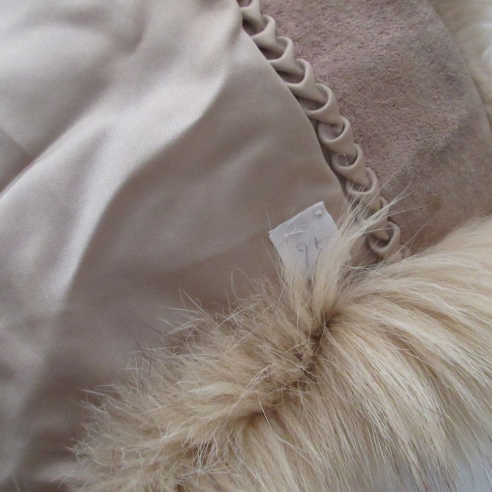 フォックスファー 本毛皮 リアルファー コート アウター ハーフ