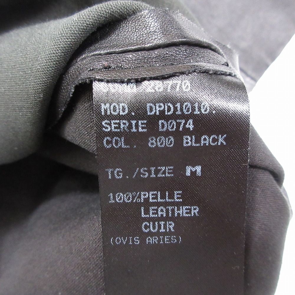 DROME ドローム ラムレザー パンツ ボトムス ブラック サイズM DPD1010