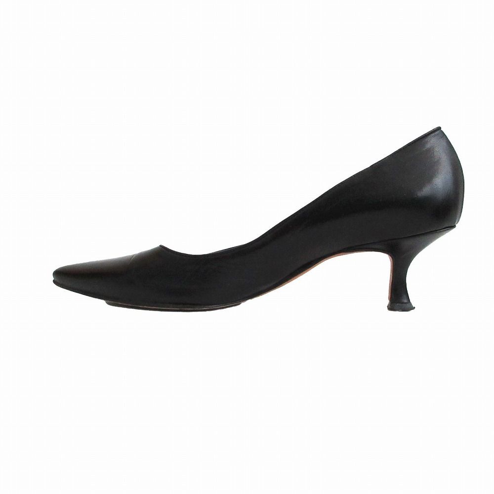 MANOLO BLAHNIK マノロブラニク ポインテッドトゥ レザー パンプス