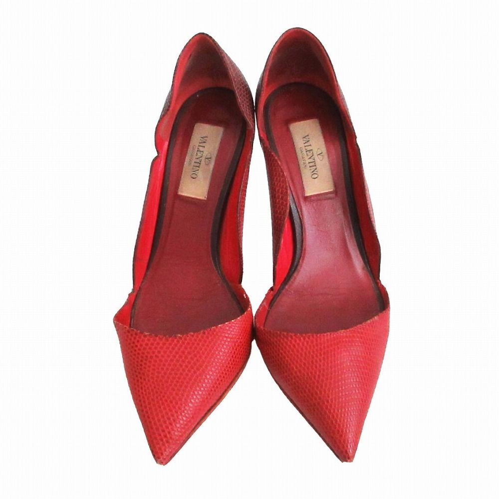 VALENTINO GARAVANI ヴァレンティノガラヴァーニ パイソン型押しレザー