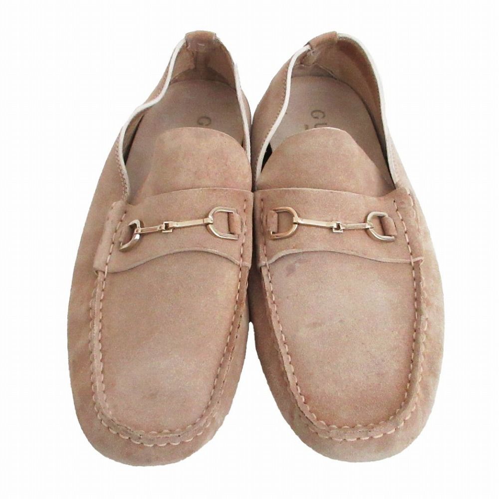 GUCCI グッチ スエード ホースビットローファー シューズ ライト