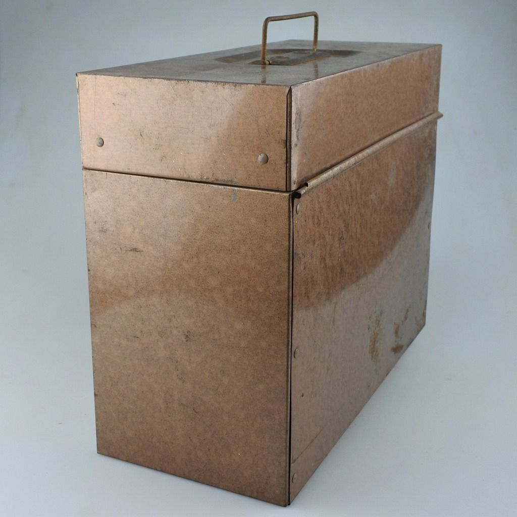 ビンテージ】1950～1970年代頃 アメリカ「File-A-Way」収納ボックス