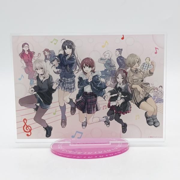 現状渡 ガールズバンドクライ Blu ray DVD Vol 1 豪華 版 ブックス 単巻 特典 アクリルスタンド 集合絵柄 ガルクラ 17