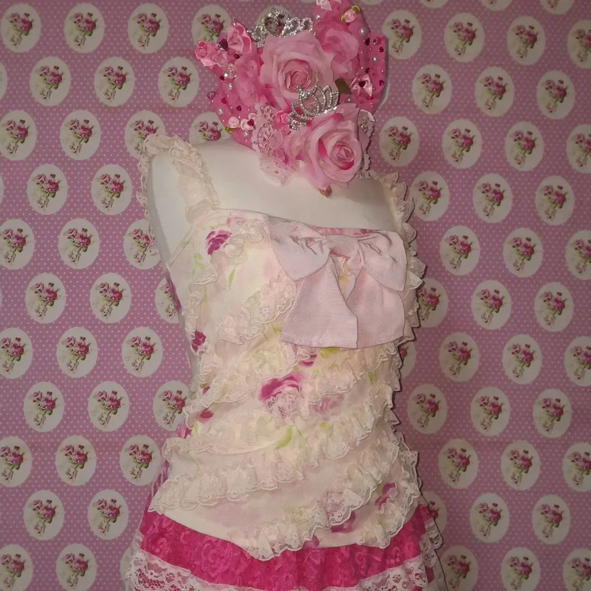 ジーザスディアマンテ❤︎ y2K ピンク 姫ギャル ロリータ ガーリー 短丈 ジーザスディアマンテ❤︎ y2K ピンク 姫ギャル ロリータ ガーリー 短