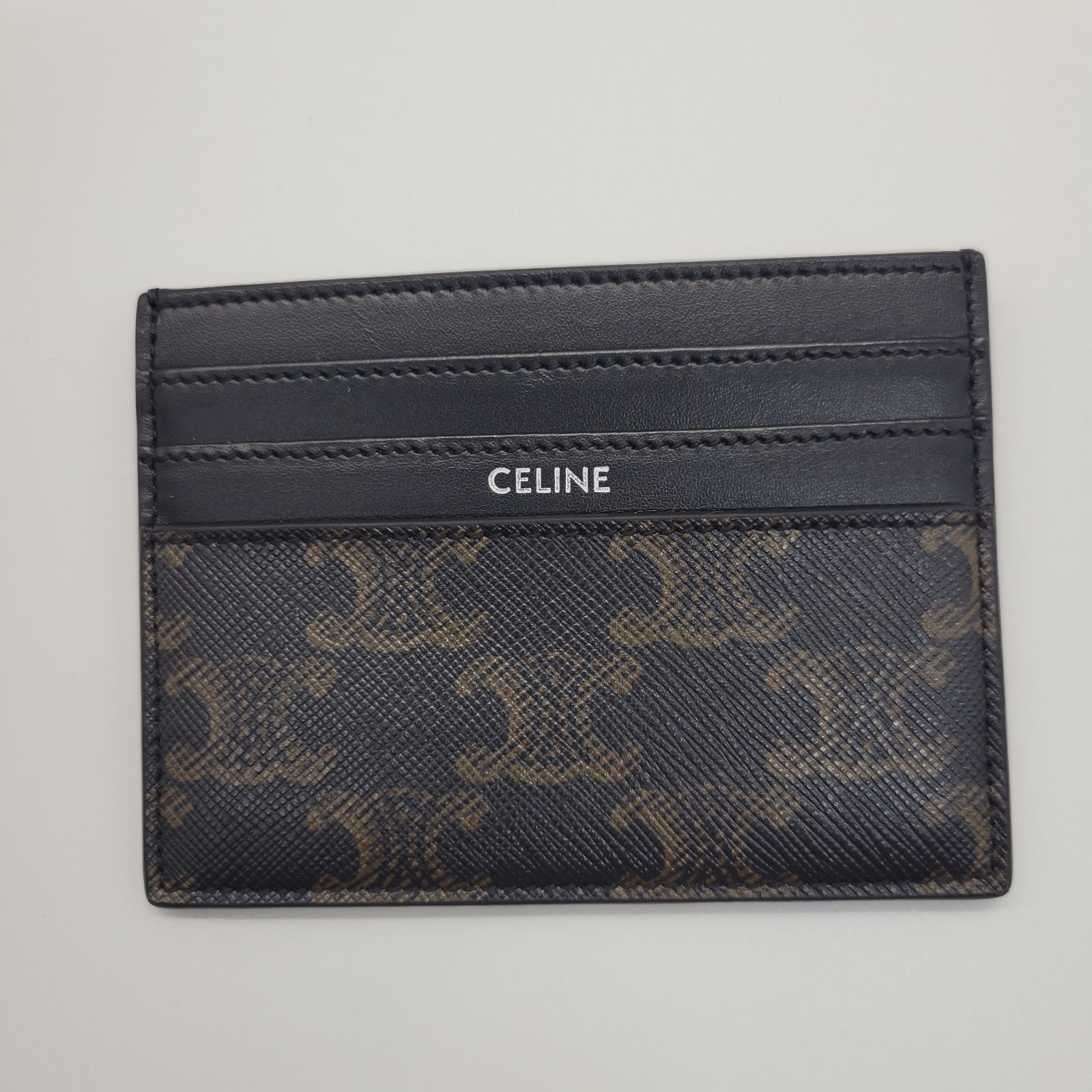 CELINE ブラック レザー 名刺入れ CELINE セリーヌ カードケース ブラック レザー 名刺入れ 中古 - メルカリ