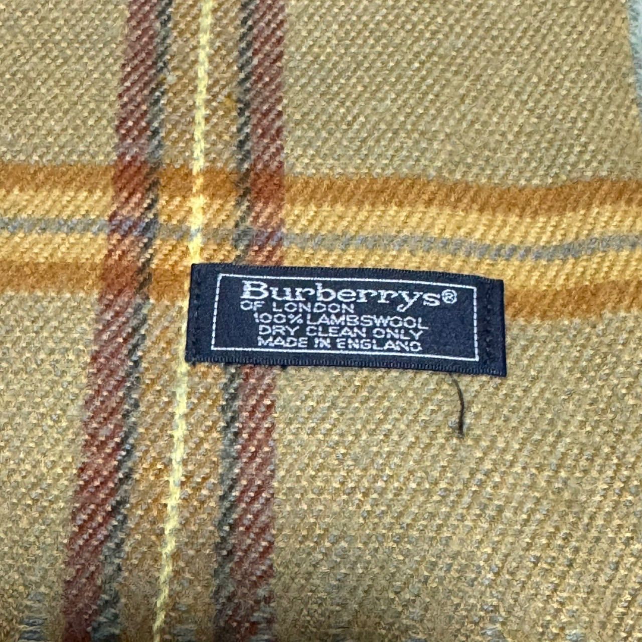 美品 BURBERRY バーバリー マフラー ラムウール100% ノバチェック