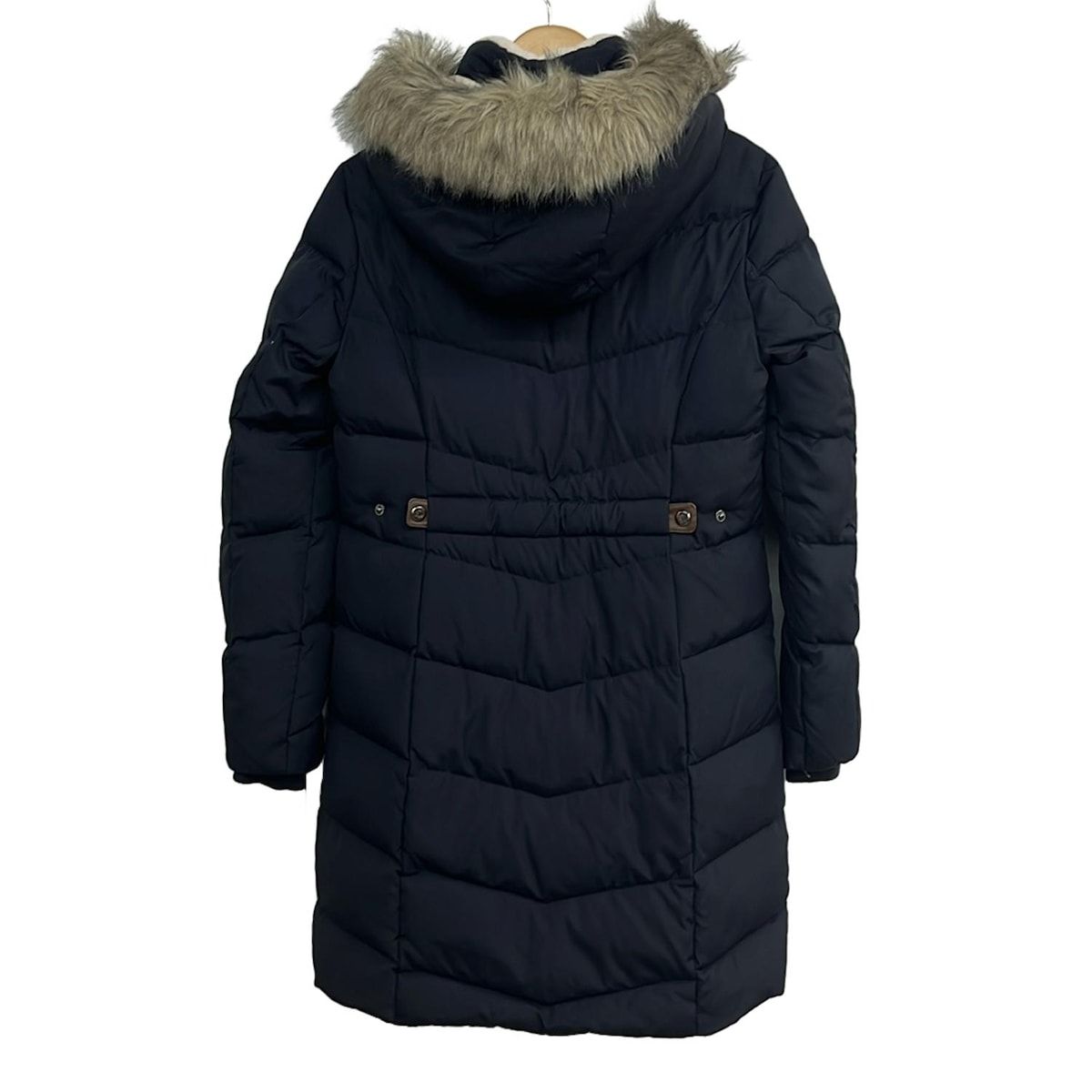 ラルフローレンダウンコート ネイビー ローレン ラルフローレン レディース ファー フード付き ダウン コート