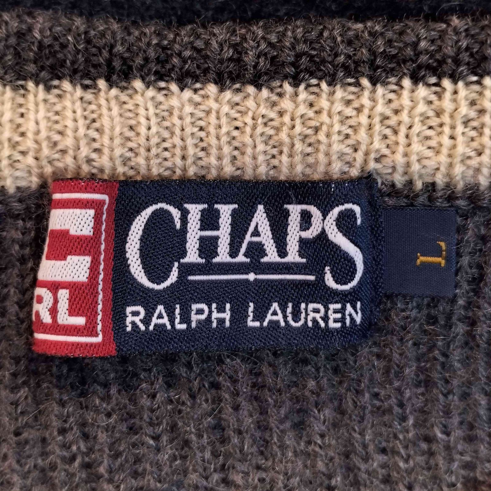 チャップスラルフローレン CHAPS RALPH LAUREN 90S ワンポイント刺繍