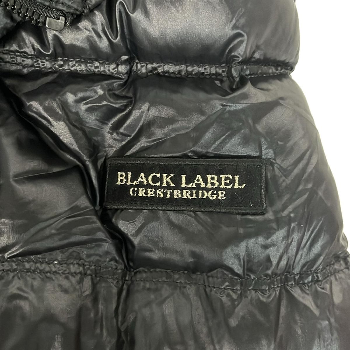 人気 ブラックレーベルクレストブリッジ ダウンジャケット 黒 M