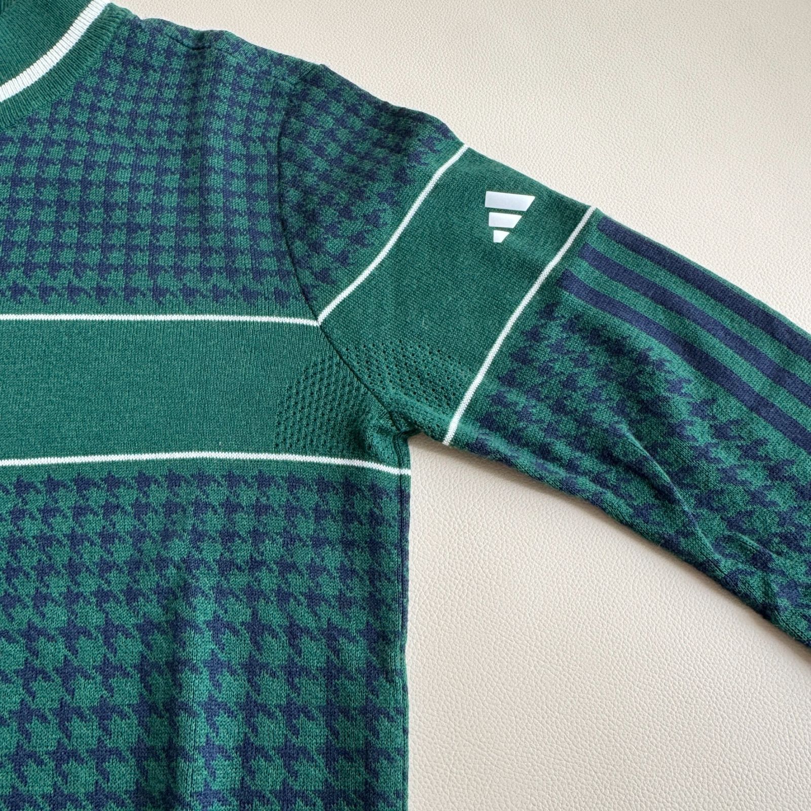 adidas Golf アディダスゴルフ PRIMEKNIT セットアップ M 千鳥格子