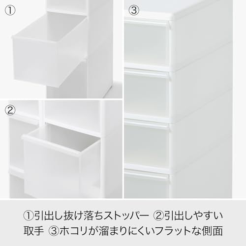  迅速に発送 ライクイット like it ランドリー 洗濯機ヨコ 収納 段差をまたげる すき間ストッカー ボトル2段 140 約幅14 奥46 5 高66 68 cm ホワイト FTS 101 A 8849 bb 7 c その他 キッチン 食器