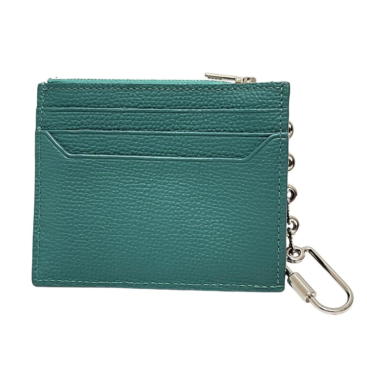 ロエベ カードケース スクエアカードホルダー グレー グリーン LOEWE