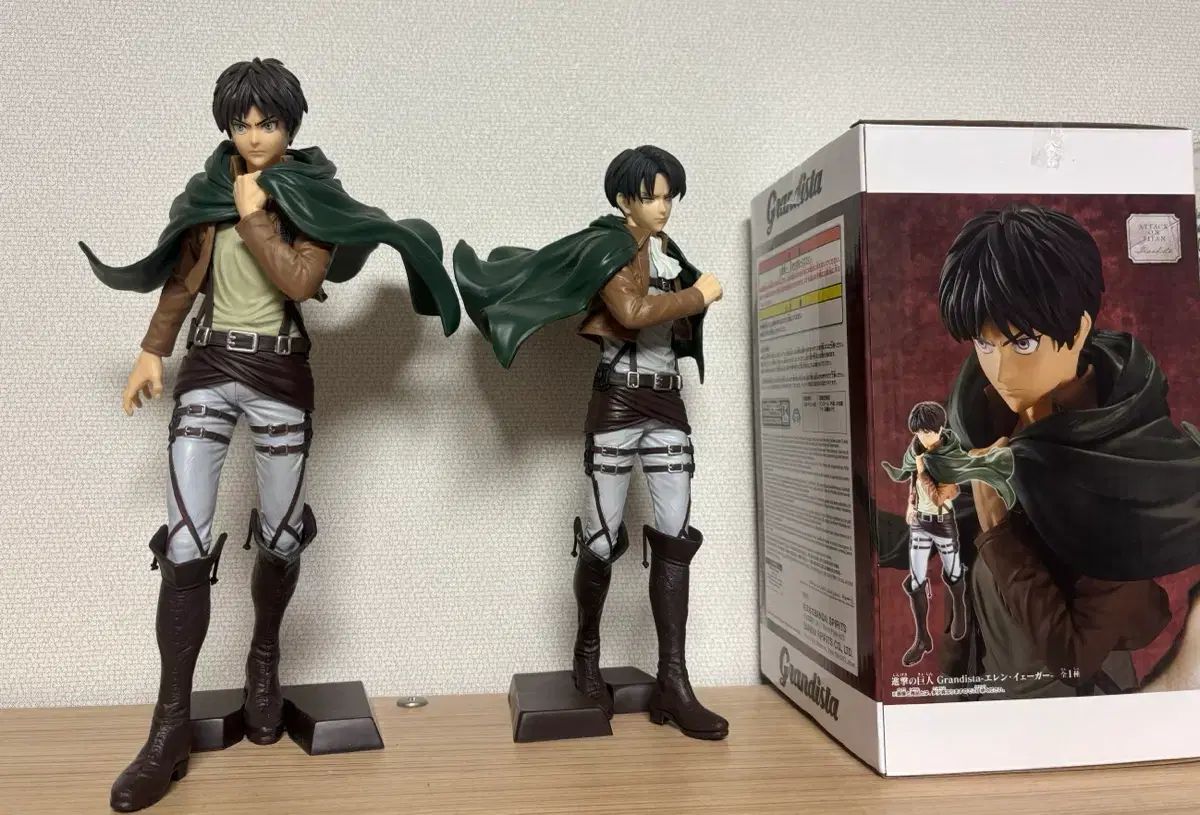  進撃の巨人 Grandista エレン リヴァイ フィギュア その他 タレントグッズ