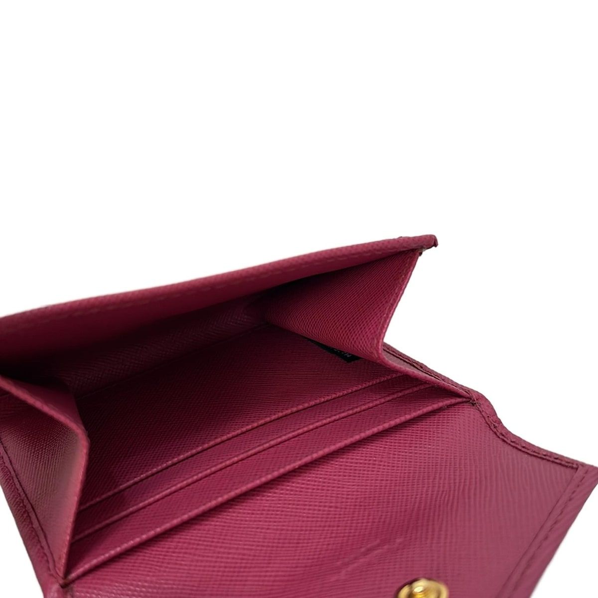 PRADA(プラダ) 名刺入れ - 1M1432 ピンク レザー - メルカリ