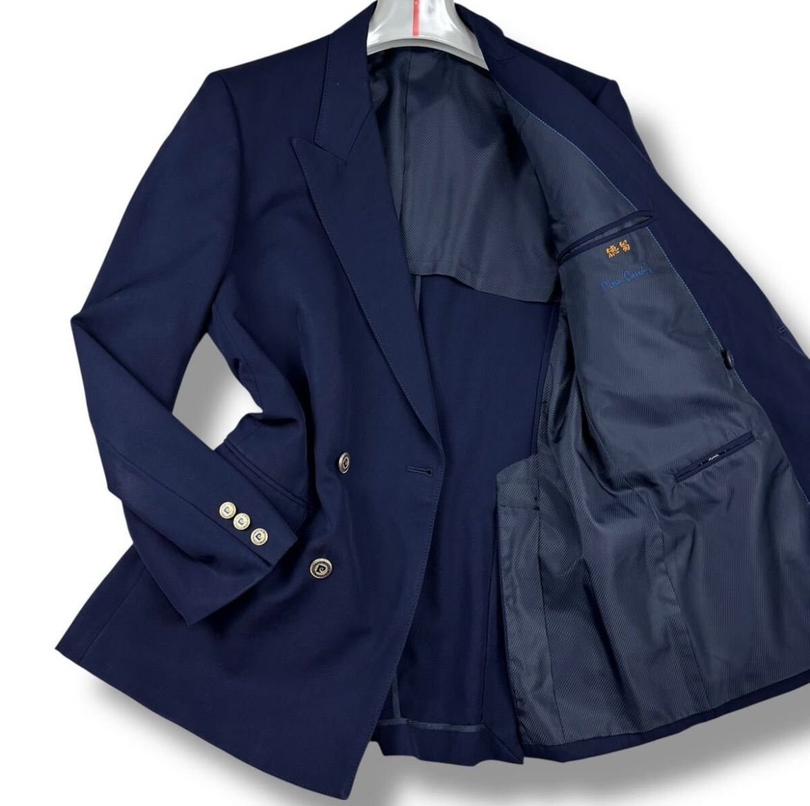 美品】ピエールカルダン テーラードジャケット ダブル金ボタン