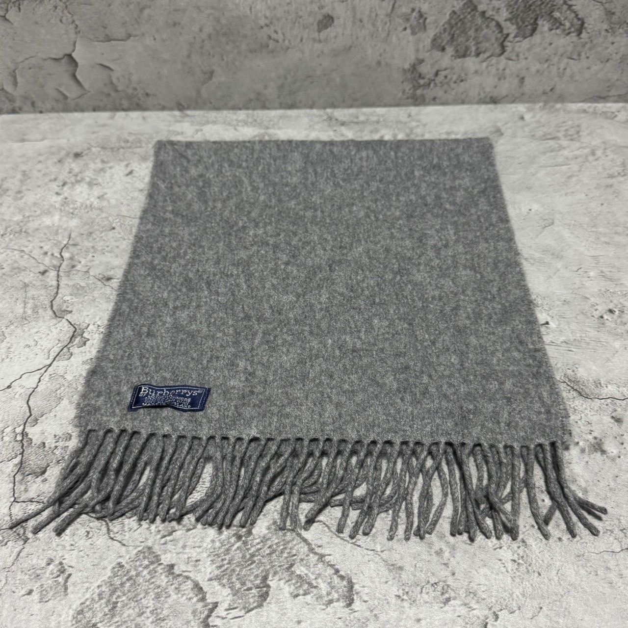 美品 BURBERRY バーバリー ロングマフラー カシミア100% ホースマーク
