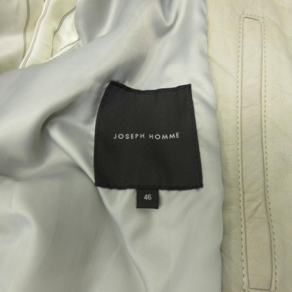 ジョセフオム JOSEPH HOMME レザージャケット スイングトップ