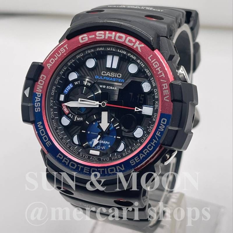 稼働/美品 G-SHOCK ガルフマスター ペプシカラー GN-1000-1AJF