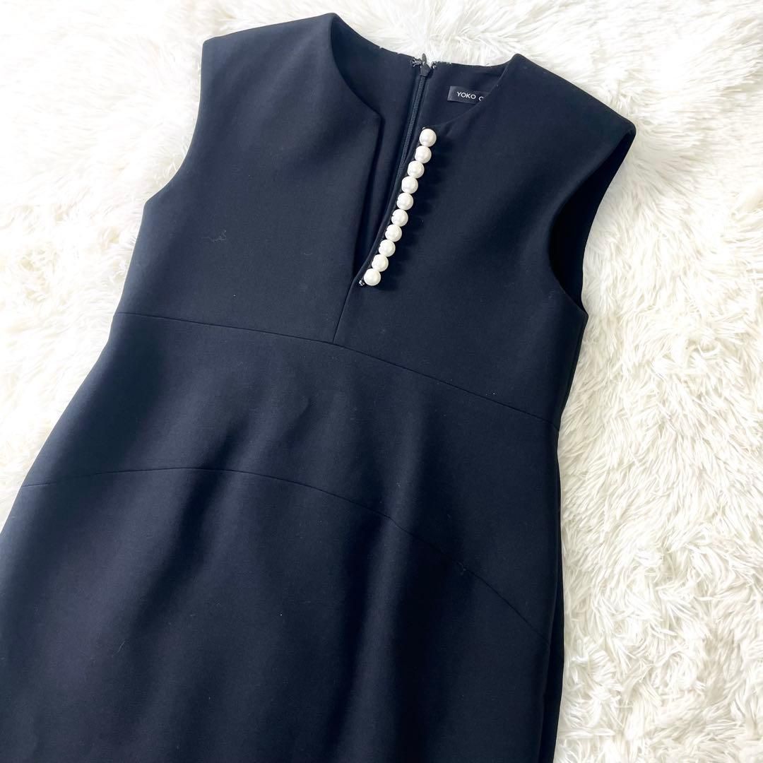 ヨーコチャン YOKO CHAN オールインワン ワンピース パール ブラック