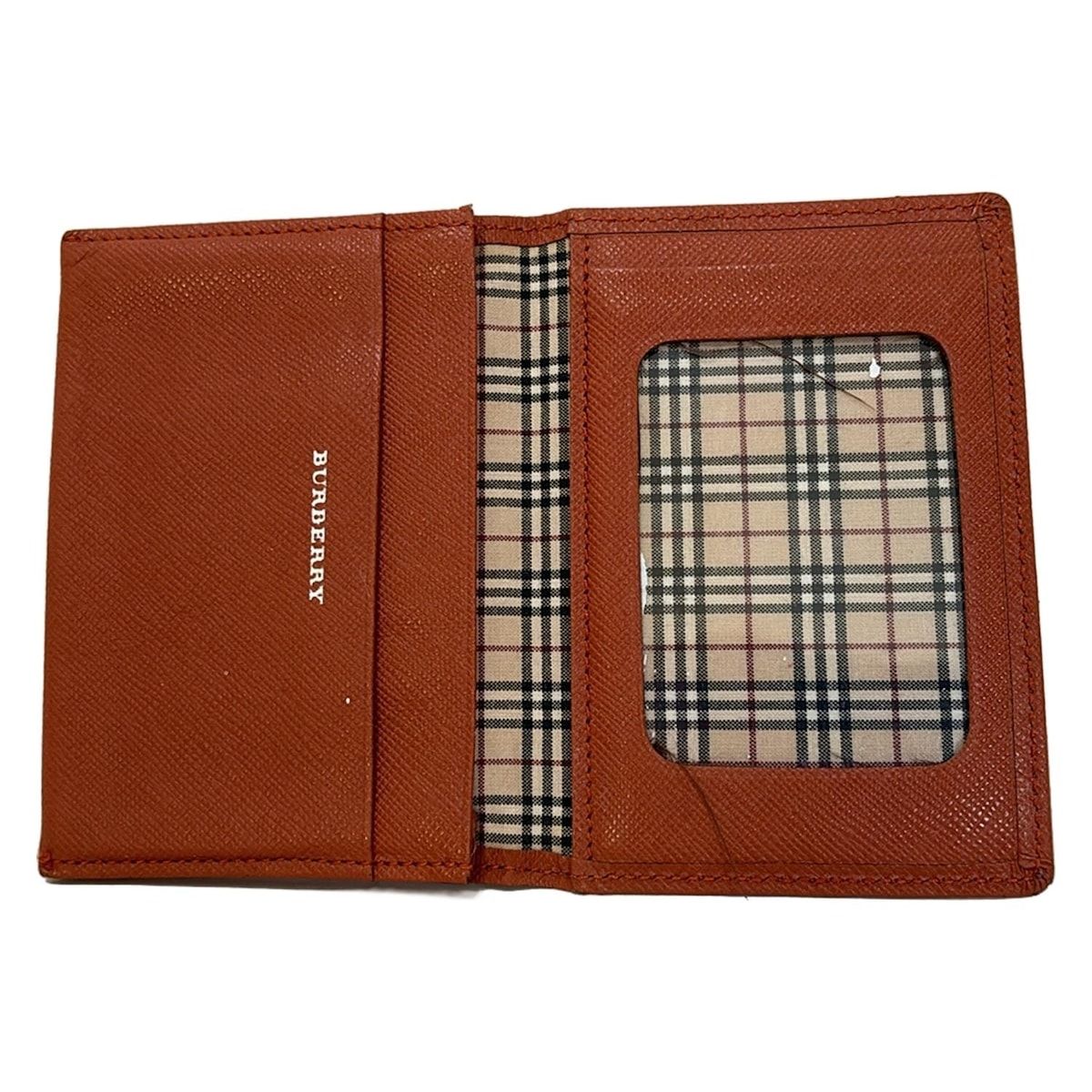 BURBERRY/Burberry(バーバリー) 名刺入れ - ブラウン パスケース付き