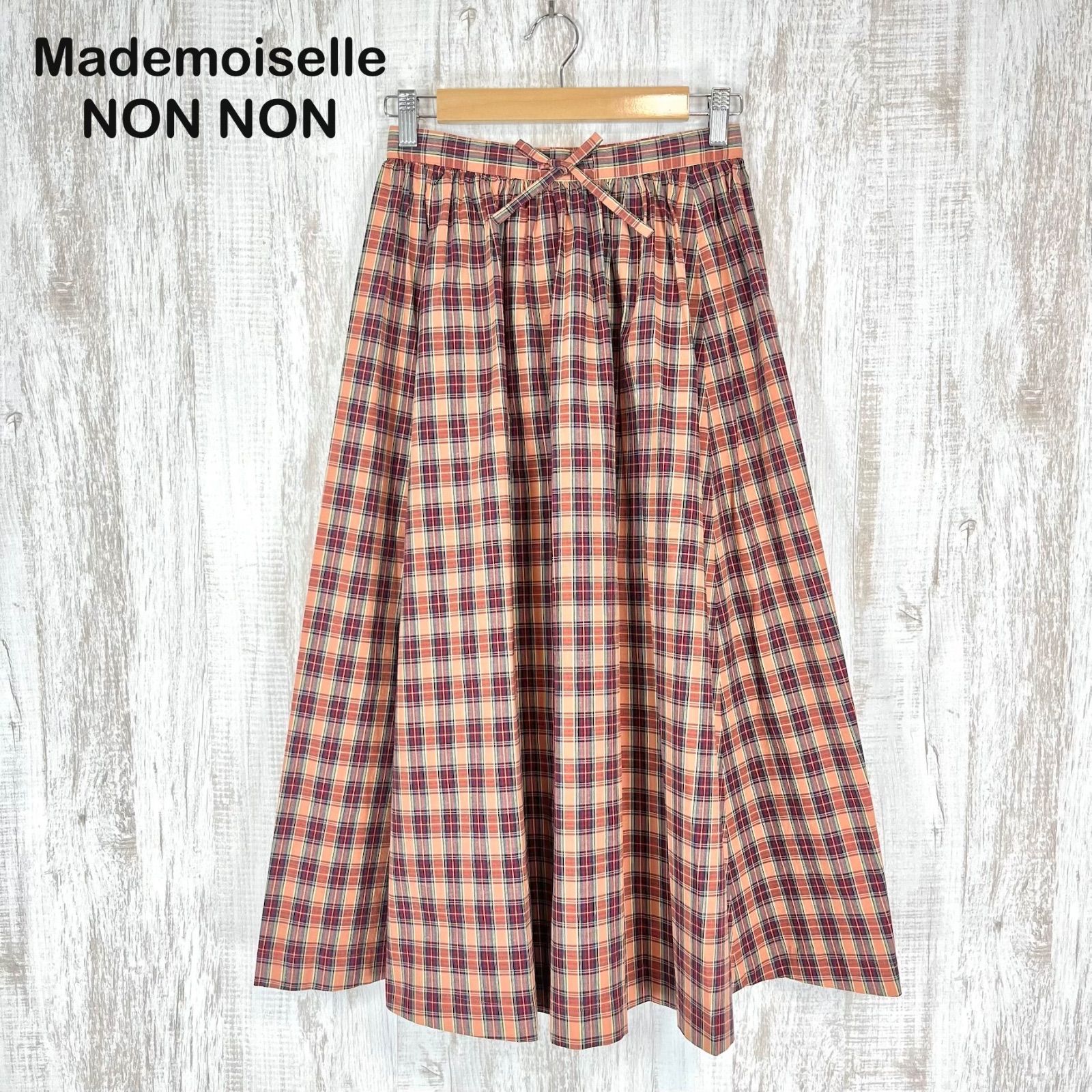 Mademoiselle NON NON マドモアゼルノンノン タータンチェック 総柄