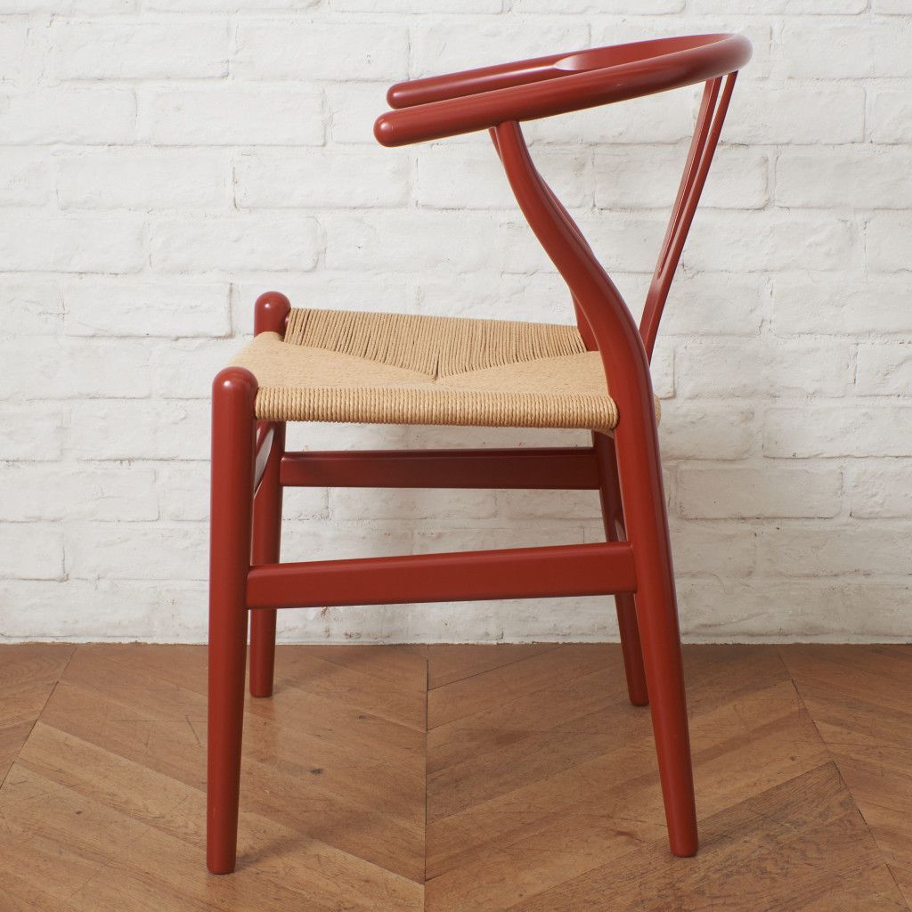【正規品】 Yチェア　カールハンセン　レッド Yチェア CH24 SOFT / レッドブラウンCarl Hansen & Son（カール