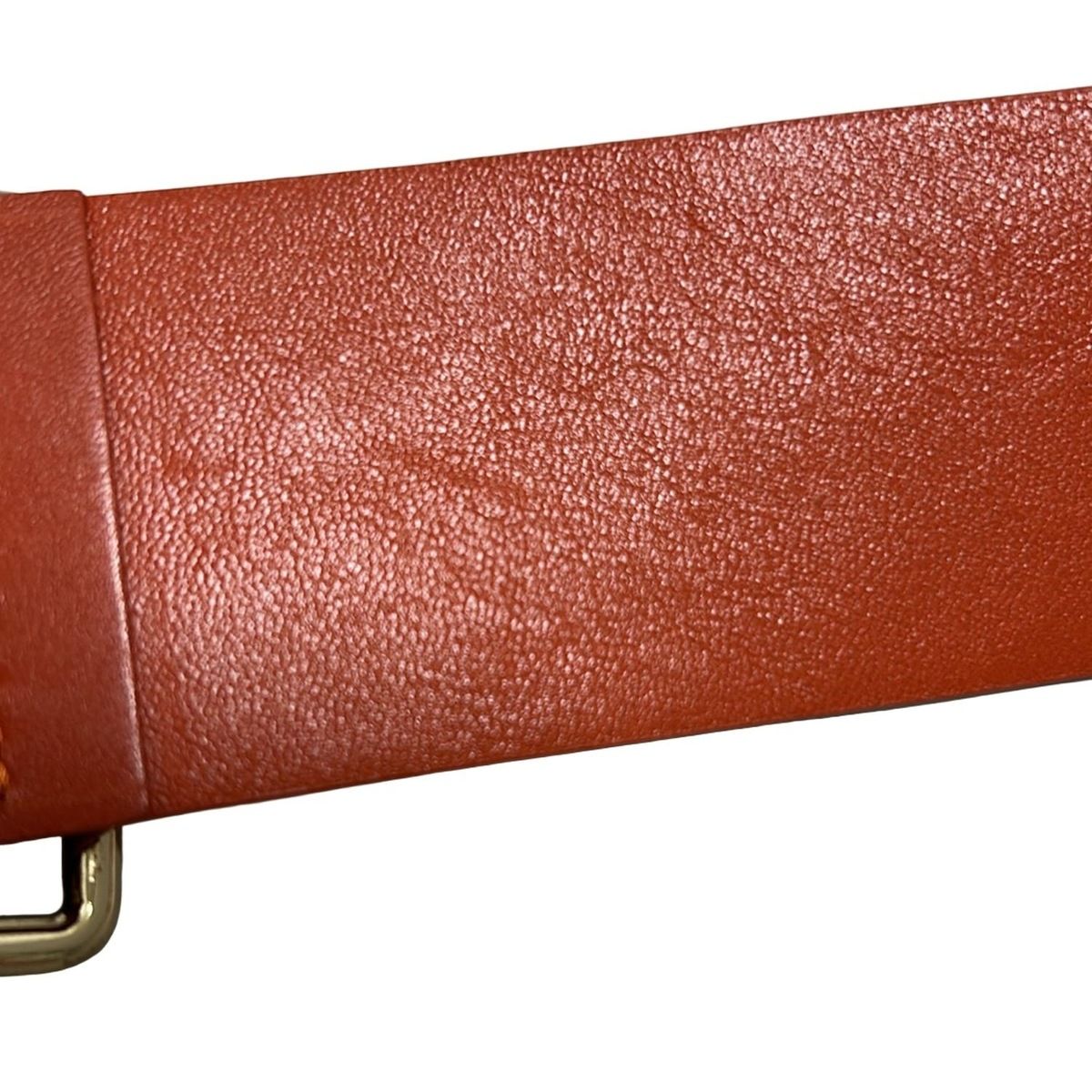 MAISONBOINET(メゾンボワネ) ベルト 80/32美品 - オレンジ レザー