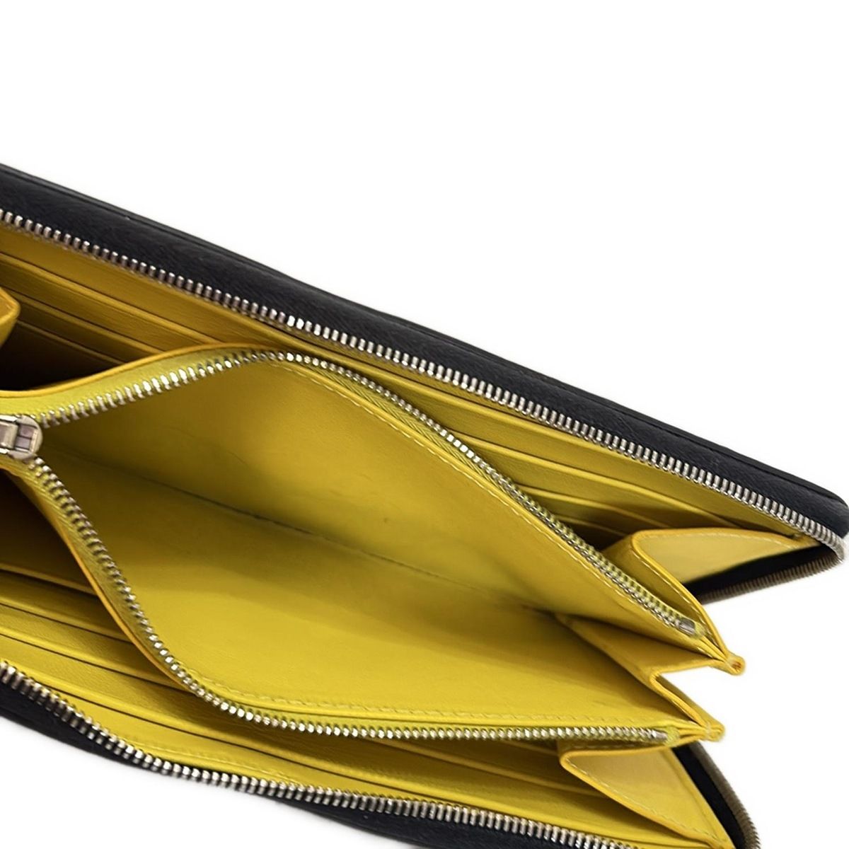 CELINE(セリーヌ) 長財布 - 黒 ラウンドファスナー レザー - メルカリ