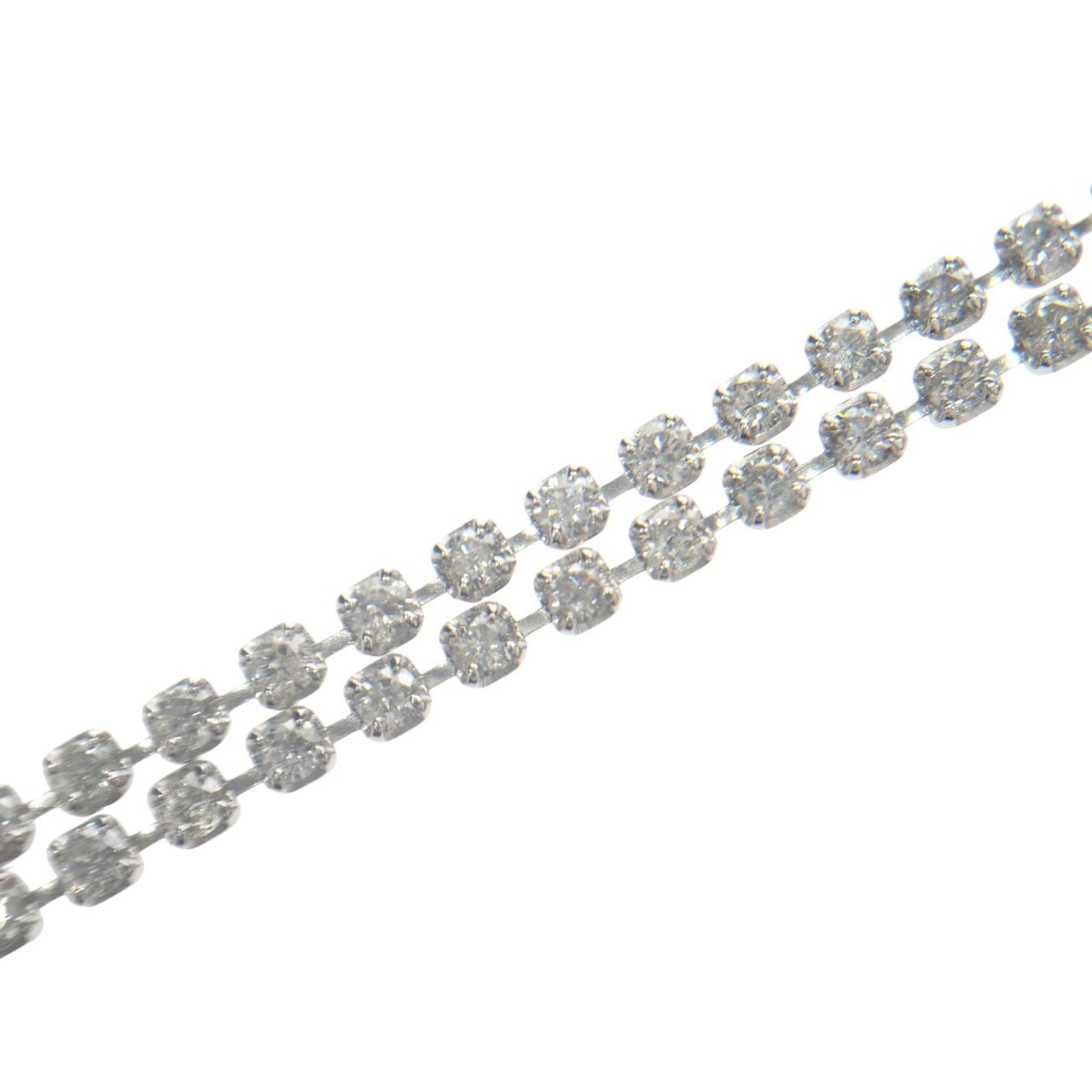 未使用品】テニスネックレス Pt850 プラチナ ダイヤモンド ネックレス