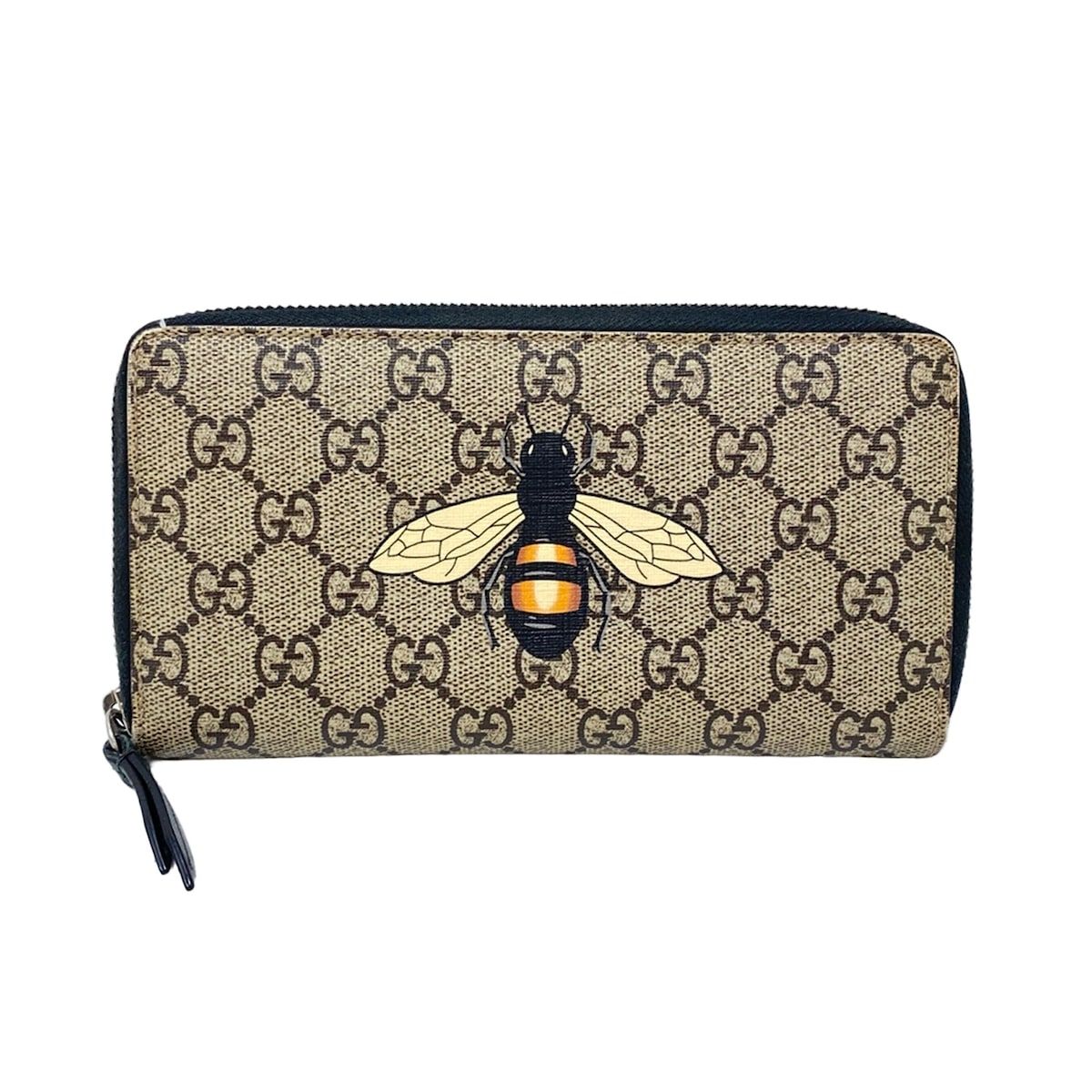 GUCCI(グッチ) 長財布 GGプラス・GGスプリーム 451273 ベージュ×ダーク