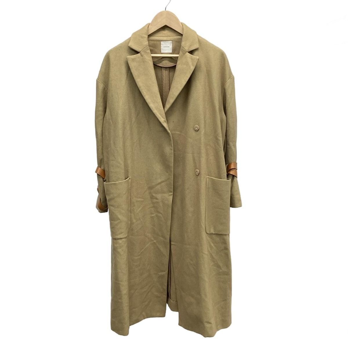 AMERI ベージュ ロングコート AMERI(アメリ) コート レディース ベージュ 長袖/ロング丈/秋冬 - メルカリ