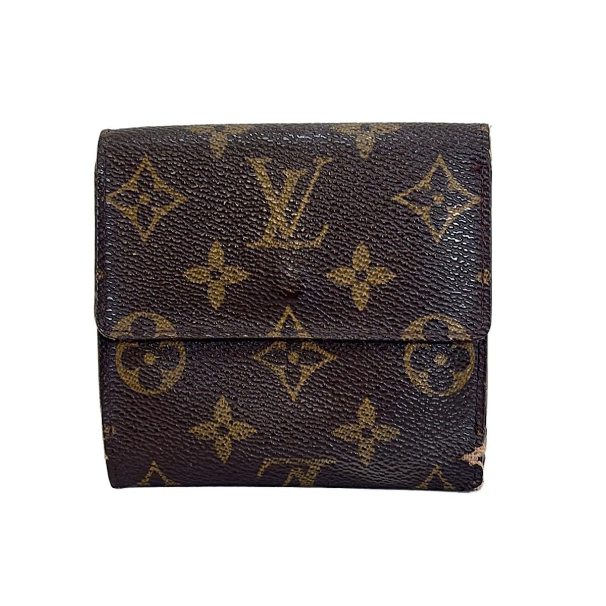 LOUIS VUITTON(ルイヴィトン) Wホック財布 モノグラム ポルトモネビエ