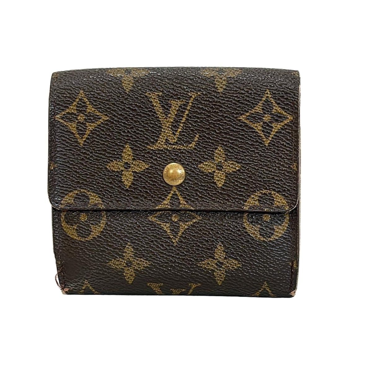 LOUIS VUITTON(ルイヴィトン) Wホック財布 モノグラム ポルトモネビエ