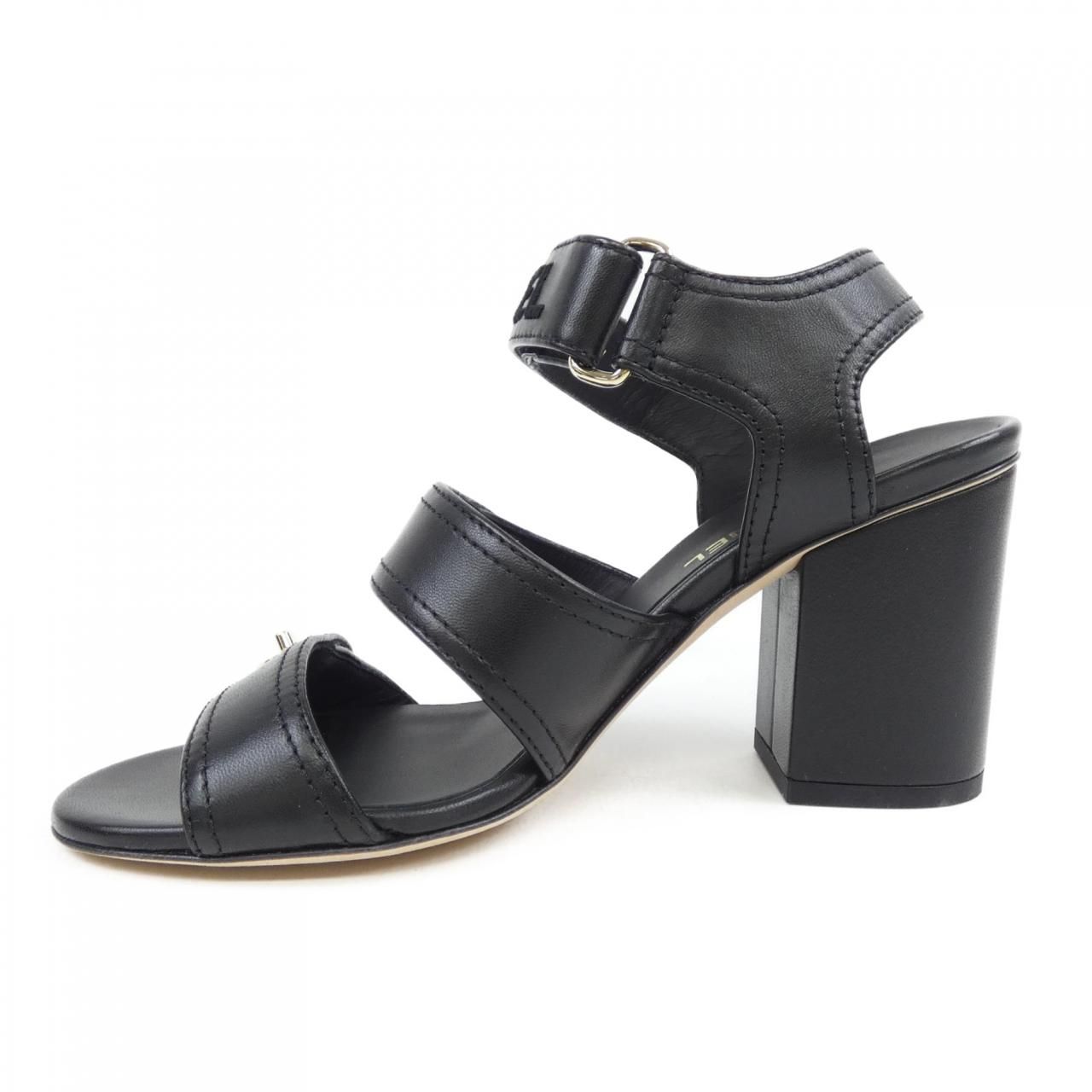 CHANEL サンダル 38 シャネル CHANEL ターンロック G37387X01000 サンダル - メルカリ