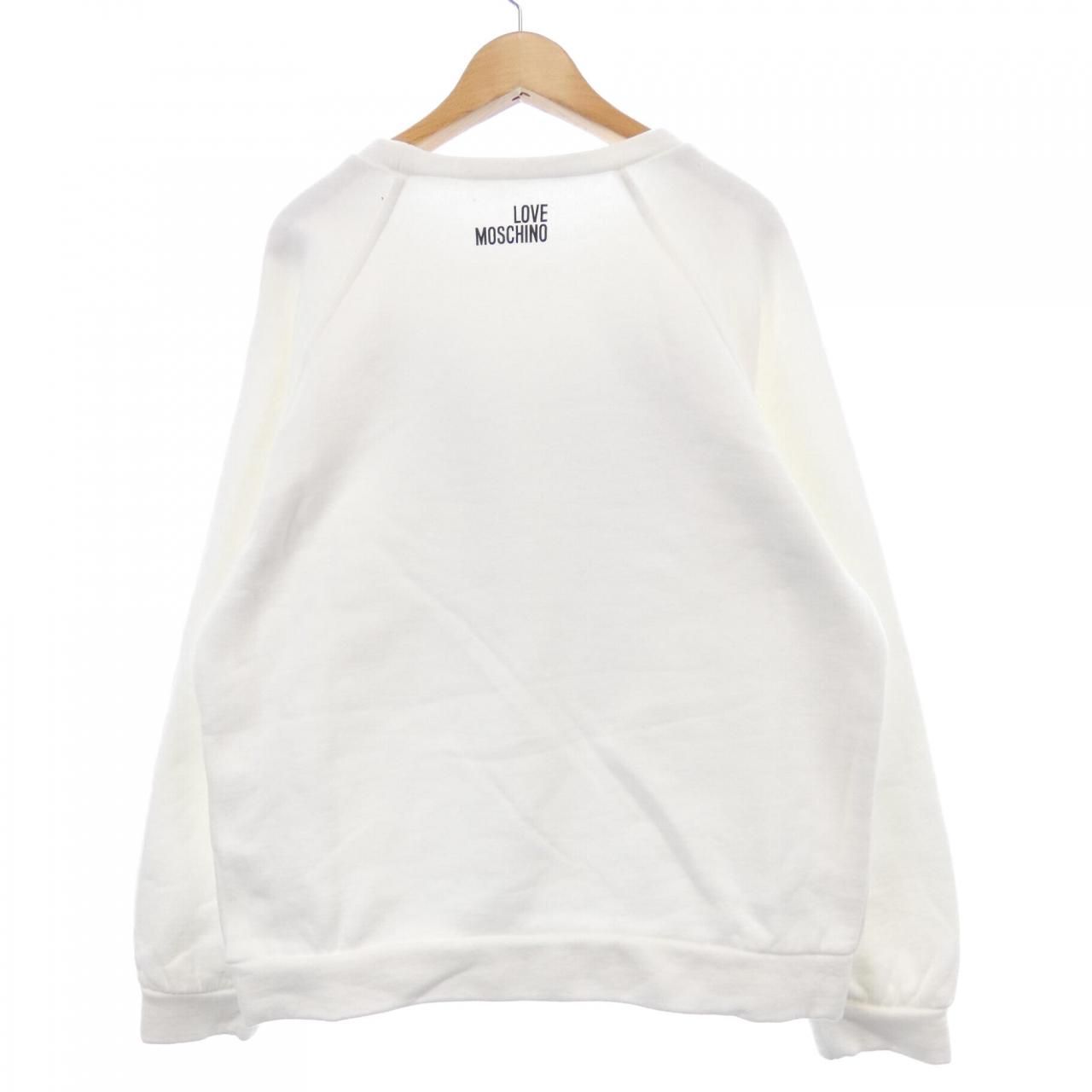 Mimiです 再々値下げ　新品 LOVE MOSCHINO スウェット ラブモスキーノ LOVE MOSCHINO スウェット - メルカリ
