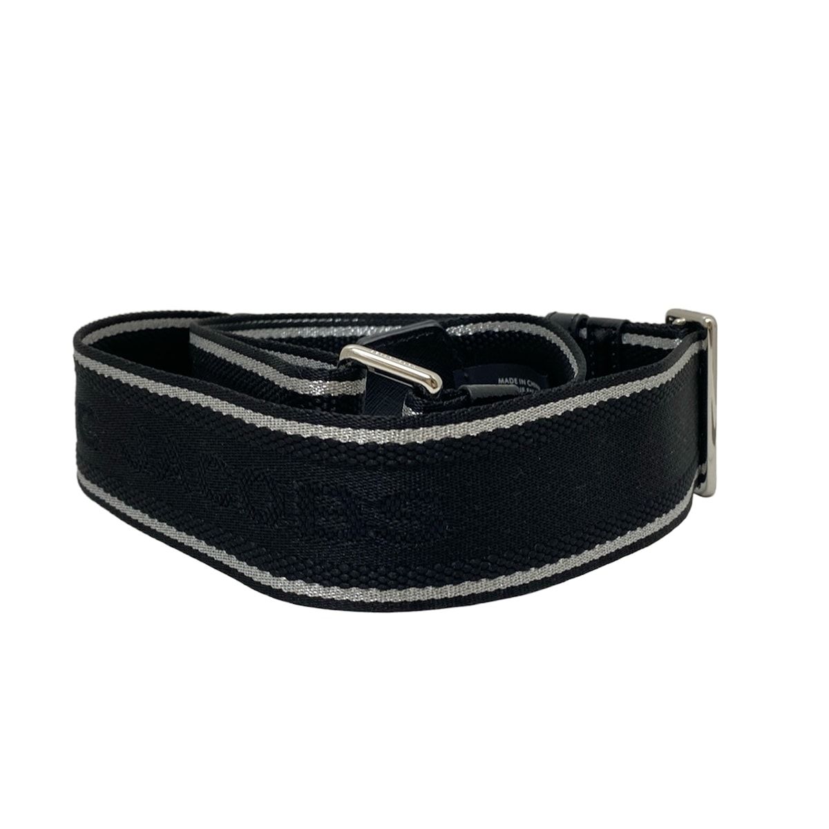 MARC JACOBS(マークジェイコブス) ショルダーストラップ - 黒×シルバー